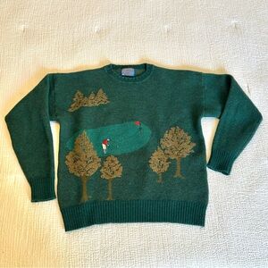 Vintage Pendleton Golf Sweater - Large